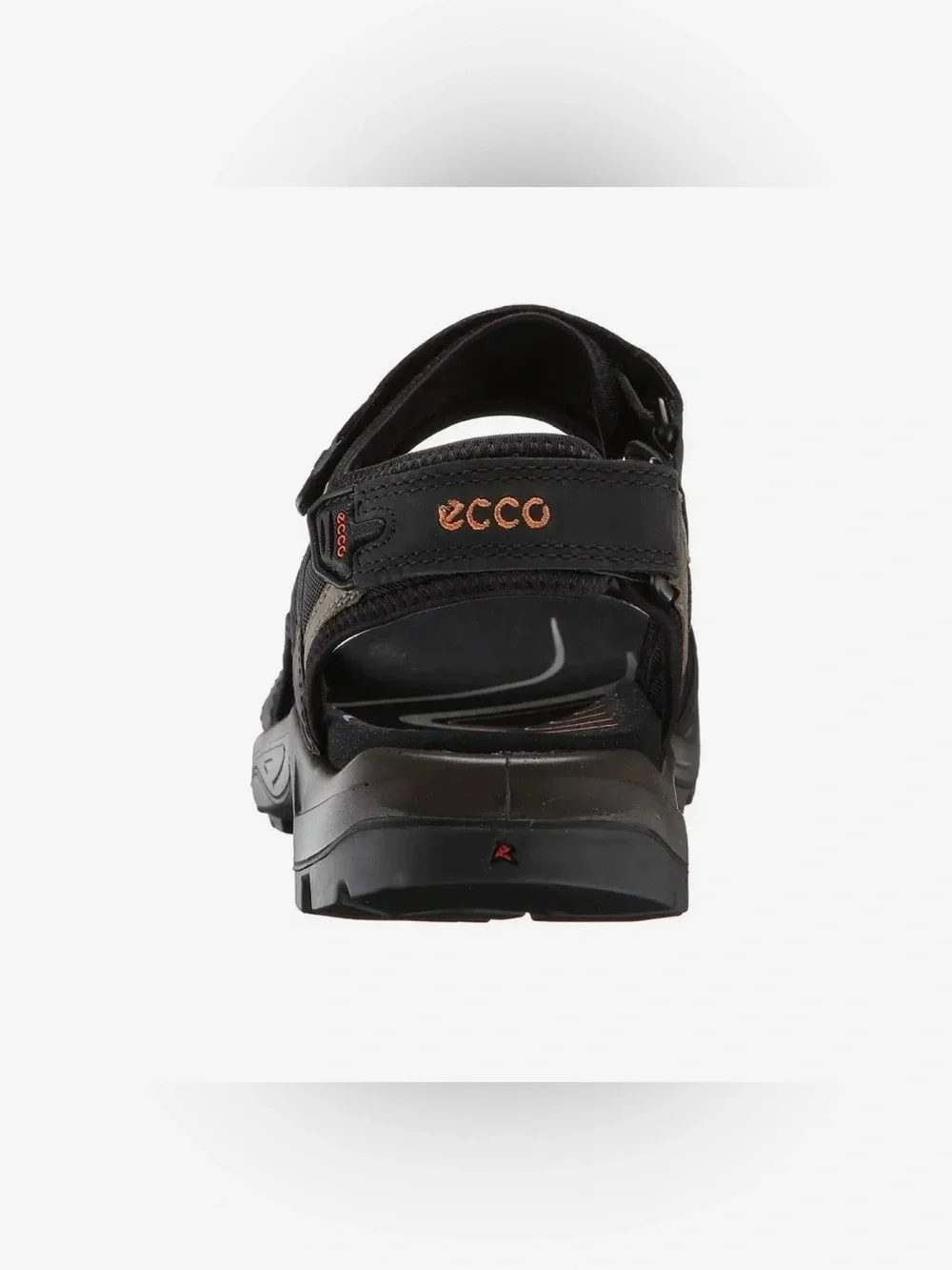 Ecco Men’s Off-road Yucatán Black and Brown Outdoor Leather Sport Sandals